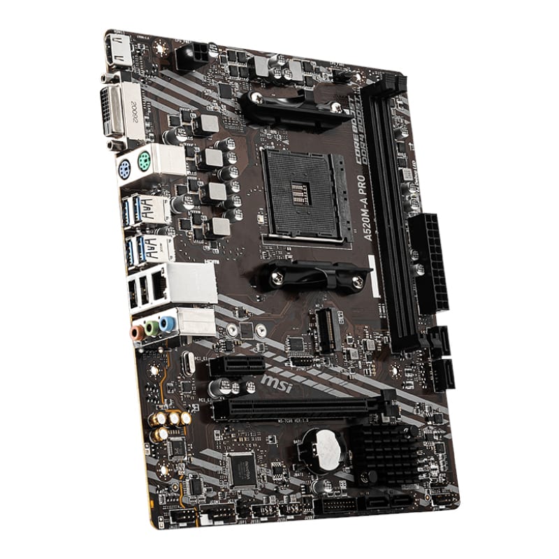 MSI A520M-A PRO AM4 AMD MATX Gaming Motherboard – image 3