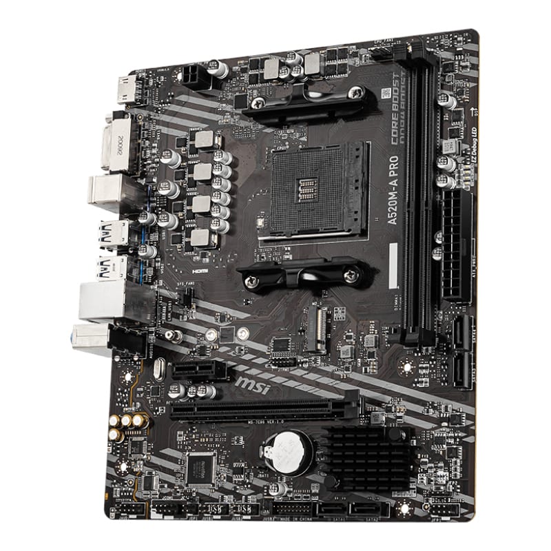MSI A520M-A PRO AM4 AMD MATX Gaming Motherboard – image 4