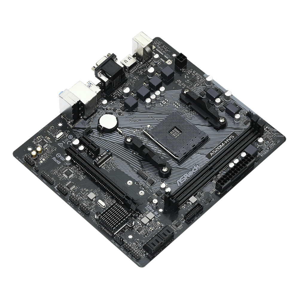 ASRock A520M-HVS AMD AM4 M-ATX Motherboard – image 3