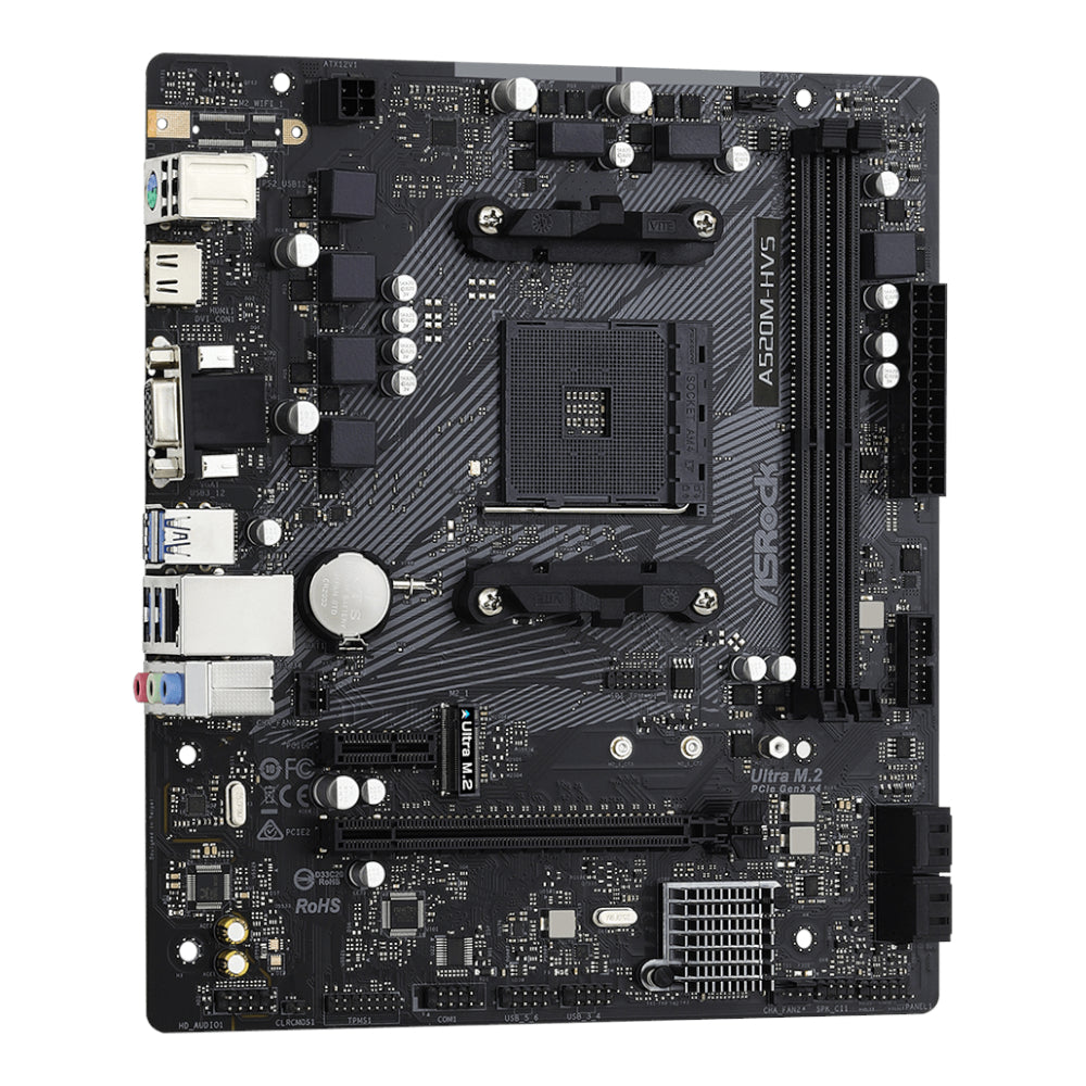 ASRock A520M-HVS AMD AM4 M-ATX Motherboard – image 4