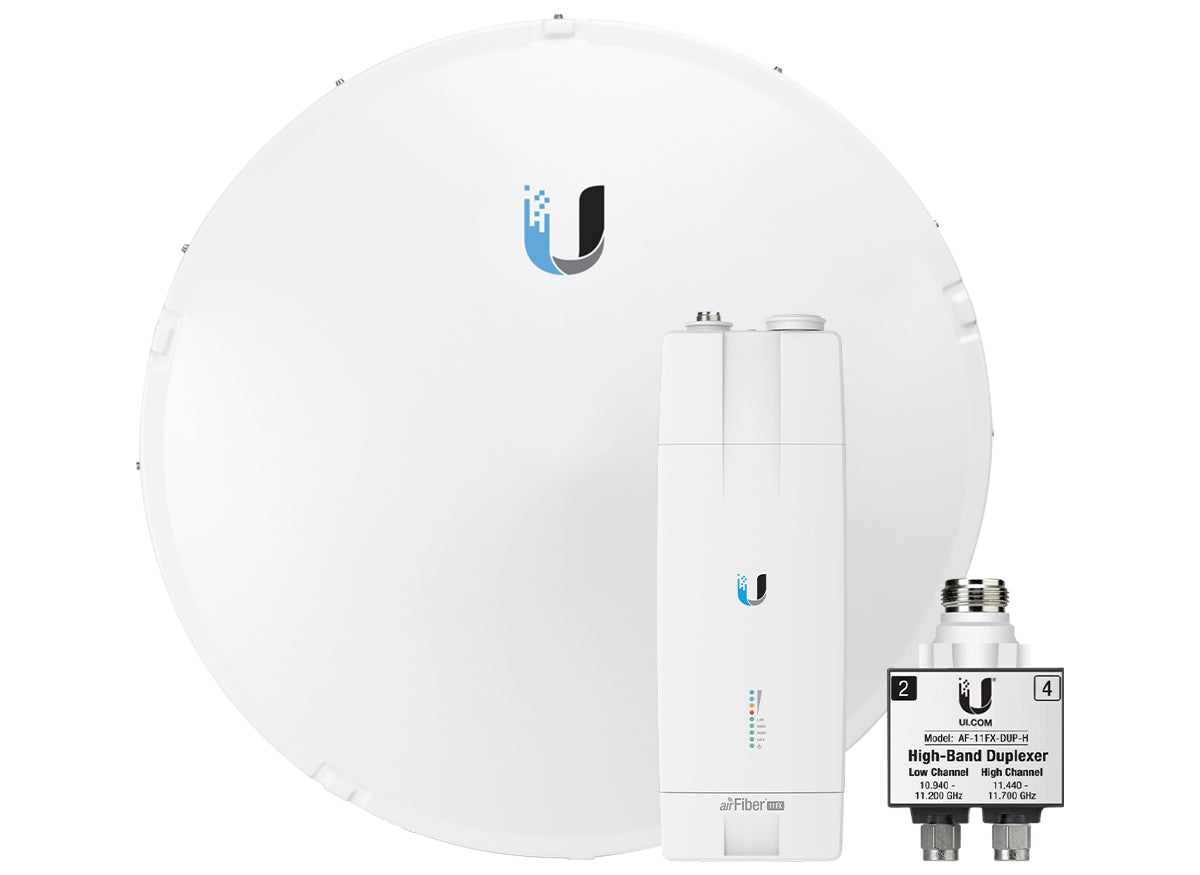 Ubiquiti UISP airFiber 11GHz Dish Radio and High Band Duplexer Kit