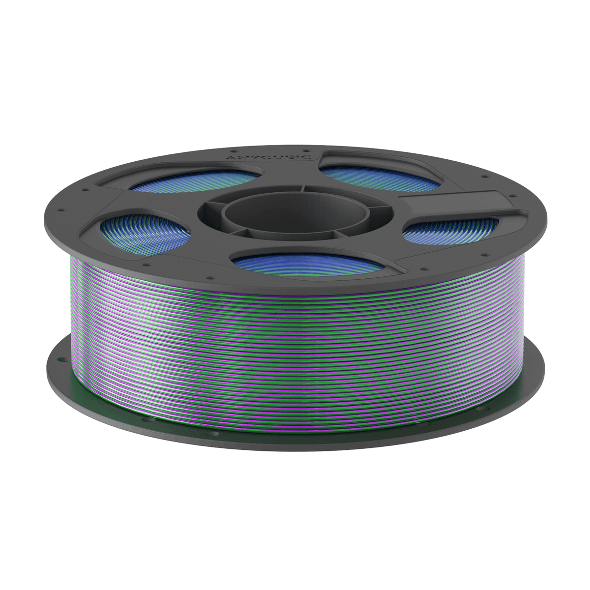Anycubic PLA Silk Tri-colour Filament 1kg – Blue/Green/Purple – image 2