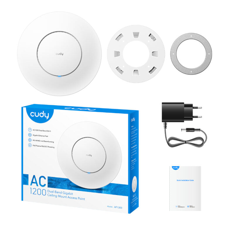 Cudy AC1200 Gigabit Dual Band Ceiling Access Point