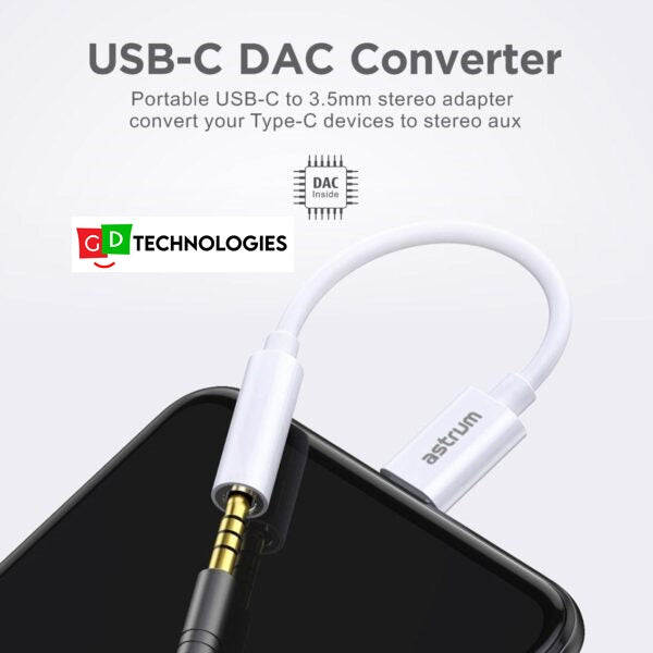 USB-C to Audio Aux DAC Adapter