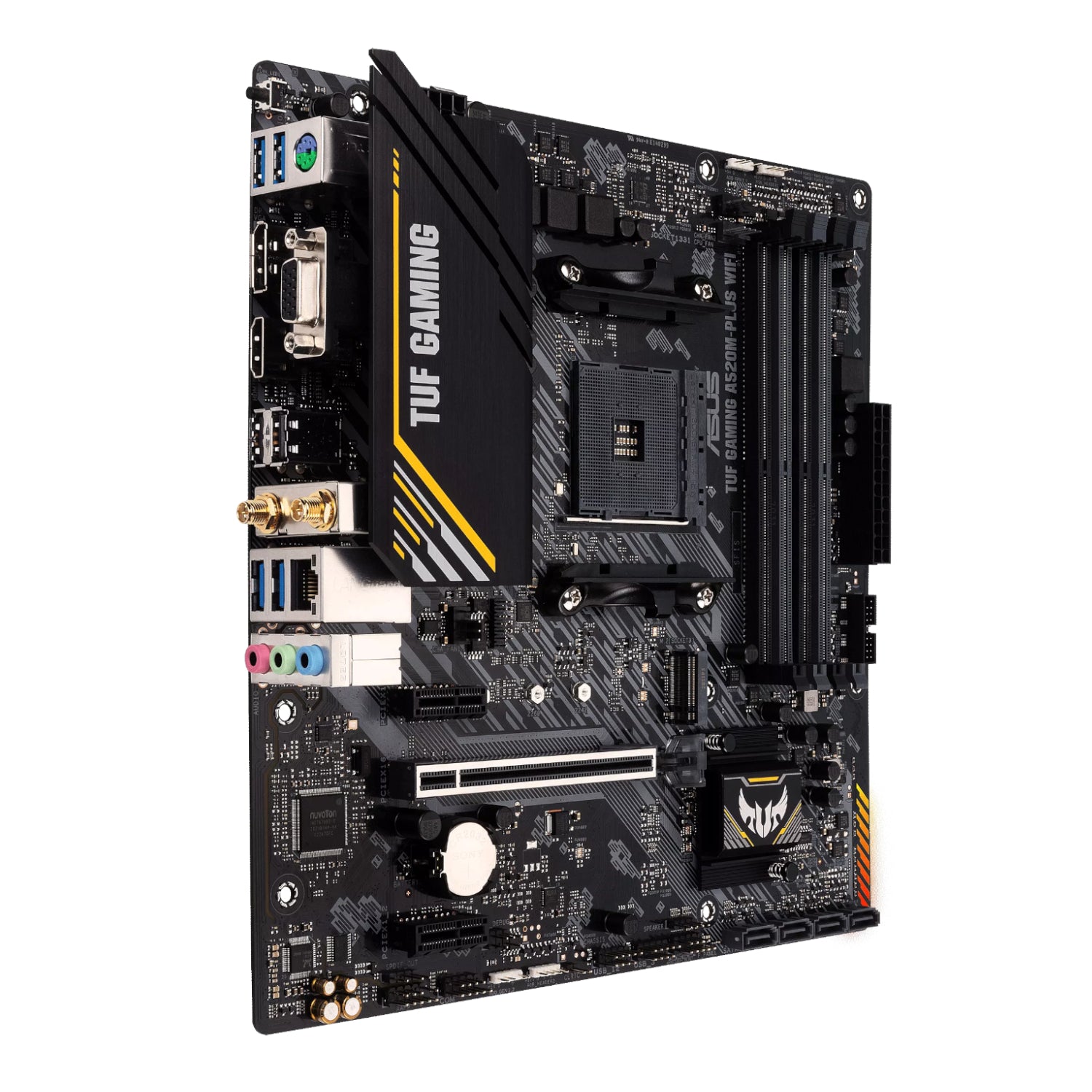 Asus TUF Gaming A520M-PLUS WiFi AM4 and Asus Prime LC 240 ARGB Liquid CPU Cooler Bundle – image 3
