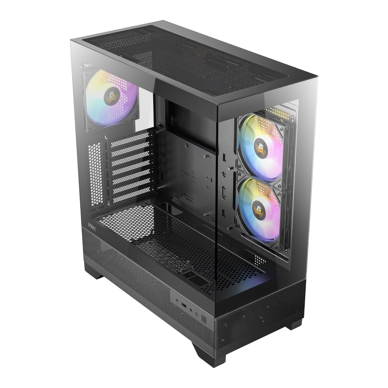 Antec CX700 ARGB ATX | Micro-ATX | ITX ARGB Mid-Tower Gaming Chassis - Black - image 5