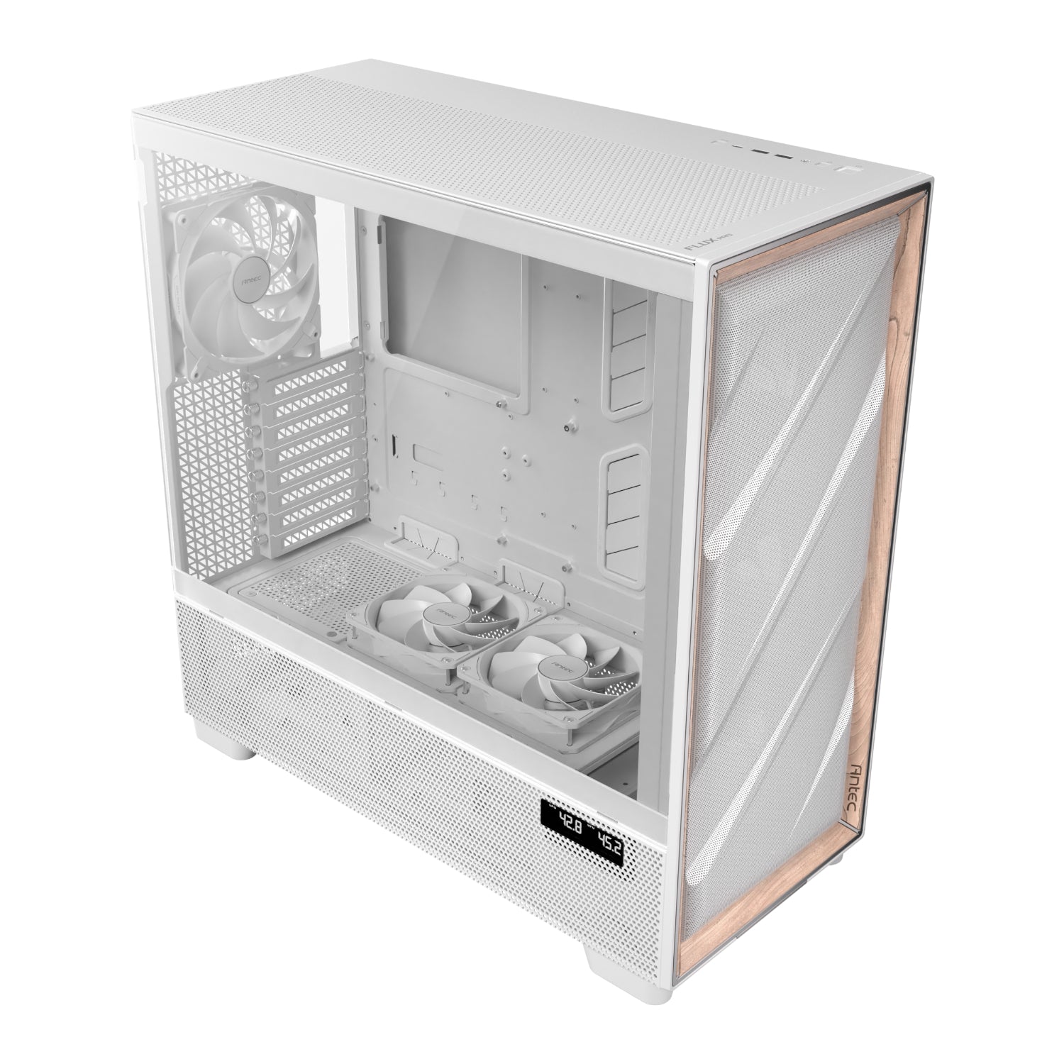 Antec FLUX PRO E-ATX Full Tower Gaming Chassis – White – image 5