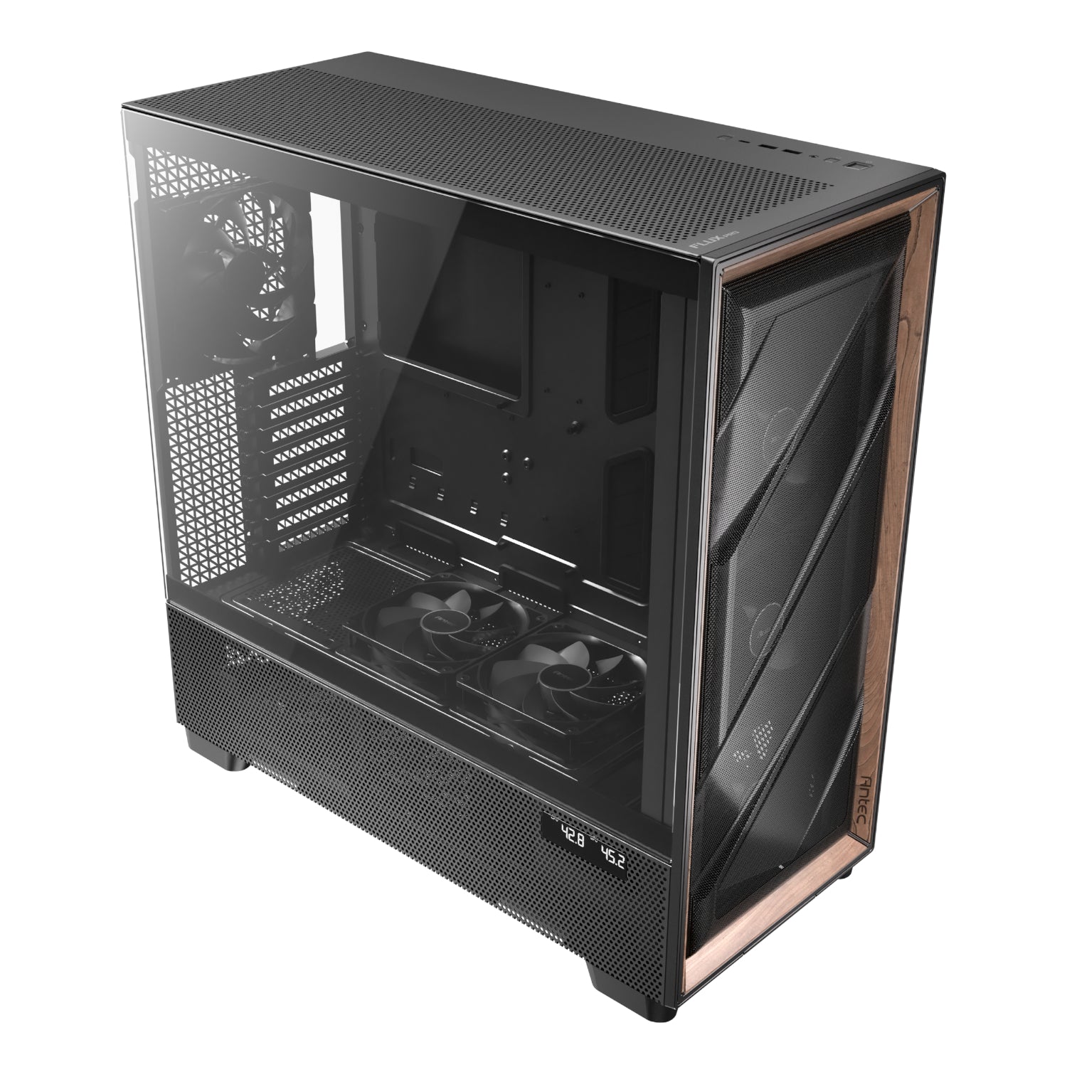 Antec FLUX PRO E-ATX Full Tower Gaming Chassis – Black – image 5
