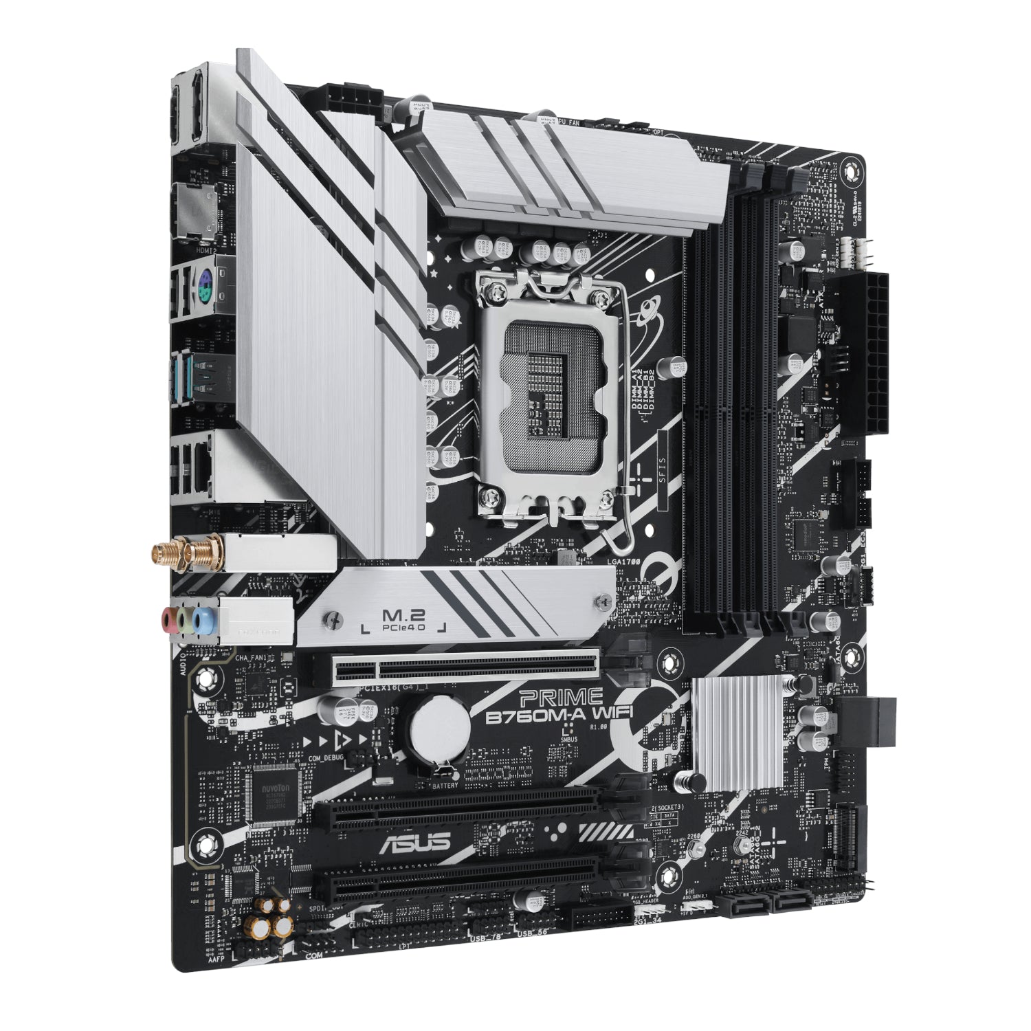 Asus PRIME B760M-A WIFI Intel LGA1700 M-ATX Motherboard – image 3