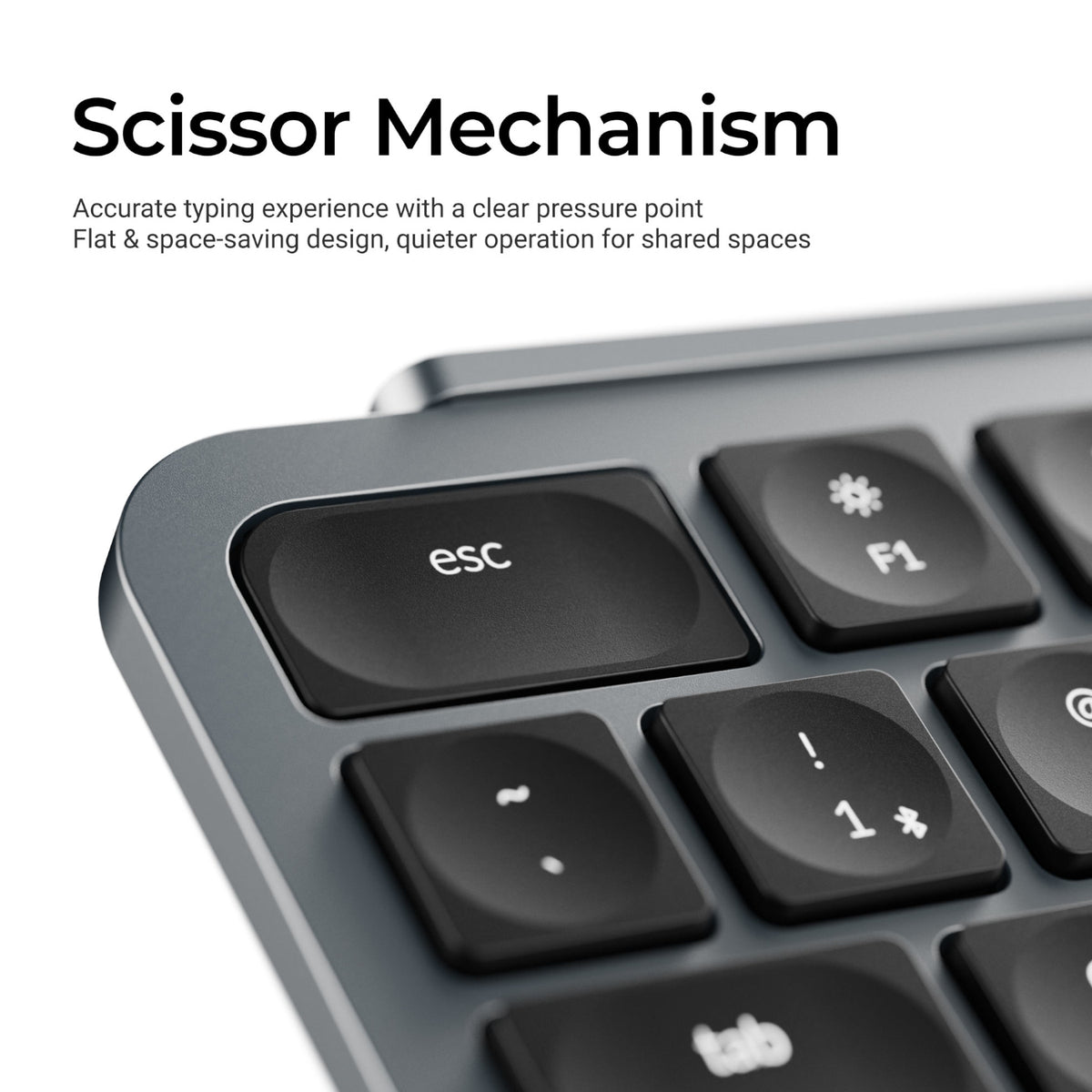 Keychron B1 Pro Ultra-Slim 75% Wireless Keyboard - Space Grey – image 7