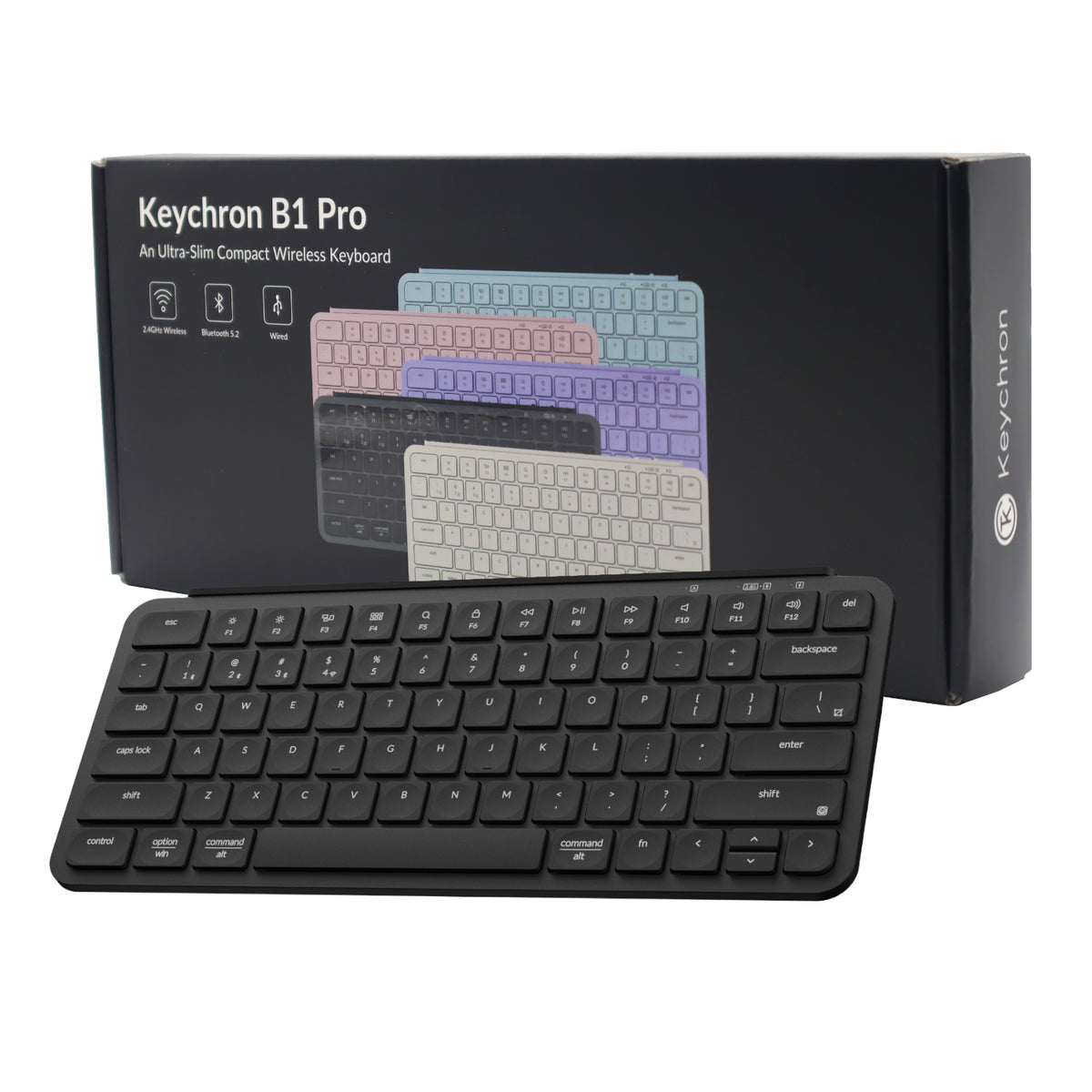 Keychron B1 Pro Ultra-Slim 75% Wireless Keyboard - Space Grey – image 11