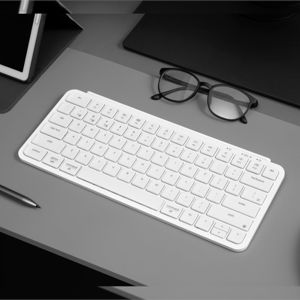 Keychron B1 Pro Ultra-Slim 75% Wireless Keyboard - Ivory White – image 4