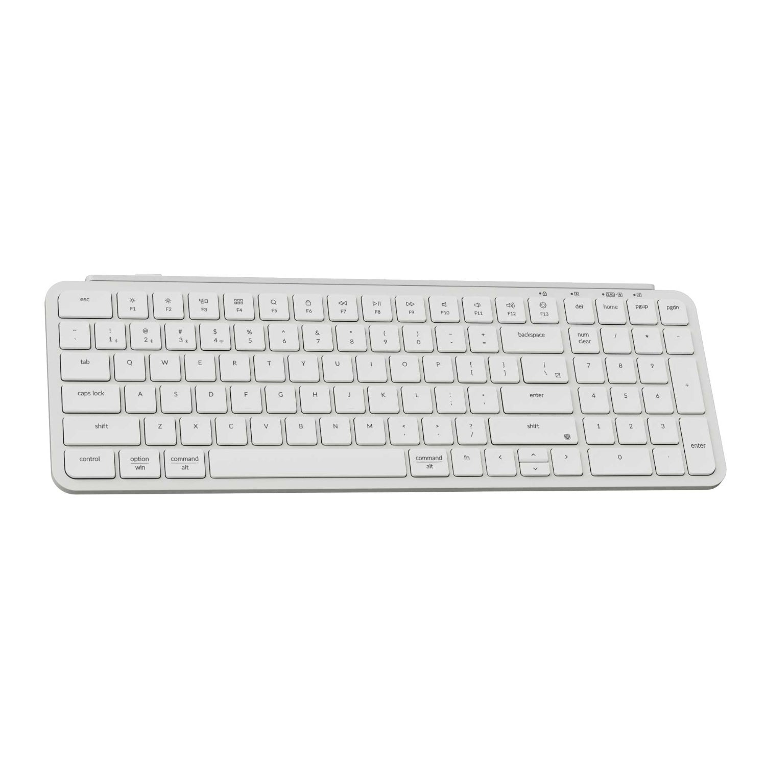 Keychron B2 Pro Ultra-Slim 96% Wireless Keyboard - Ivory White - image 2