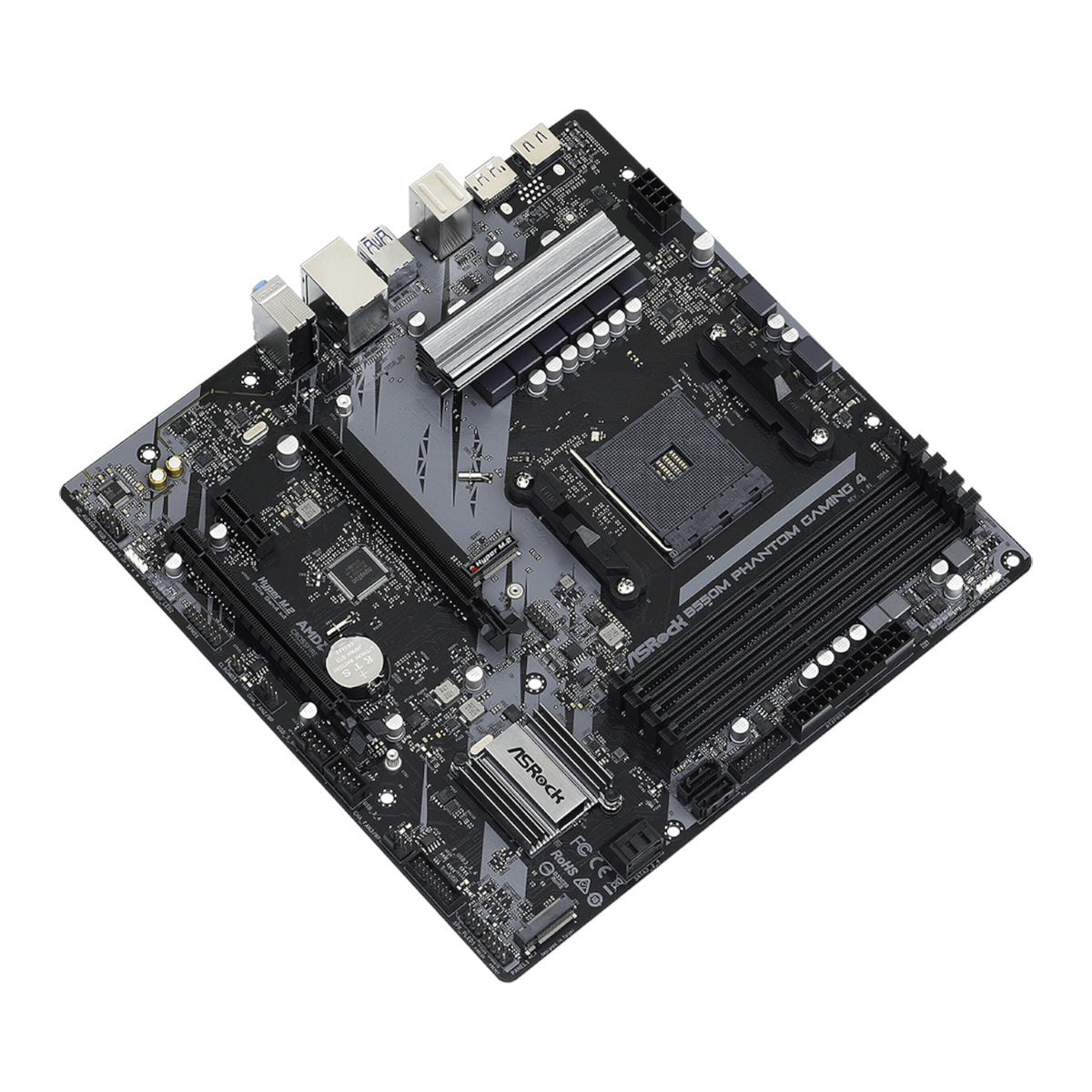 ASRock B550 Phantom Gaming 4 AM4 M-ATX Motherboard – image 3