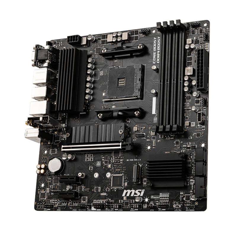 MSI B550M PRO-VDH WIFI AMD AM4 MATX Gaming Motherboard – image 4