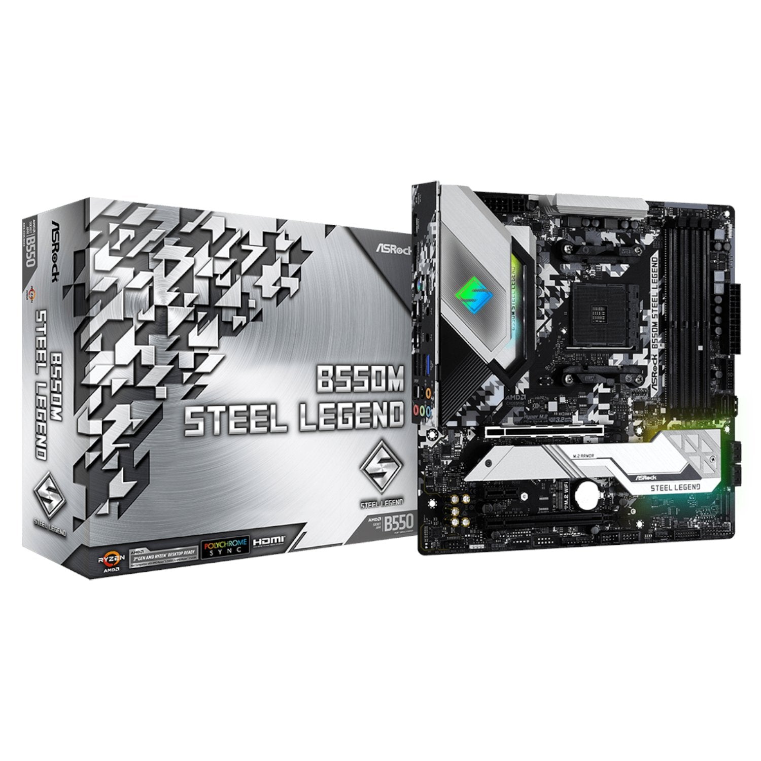 ASRock B550M Steel Legend AM4 M-ATX Motherboard