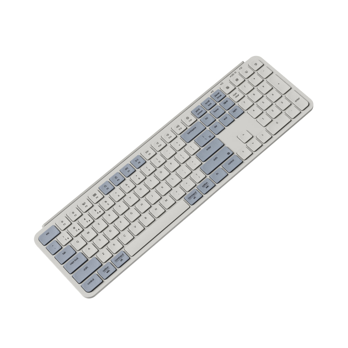Keychron B6 Pro Ultra-Slim 100% Wireless Keyboard - Retro Blue – image 3