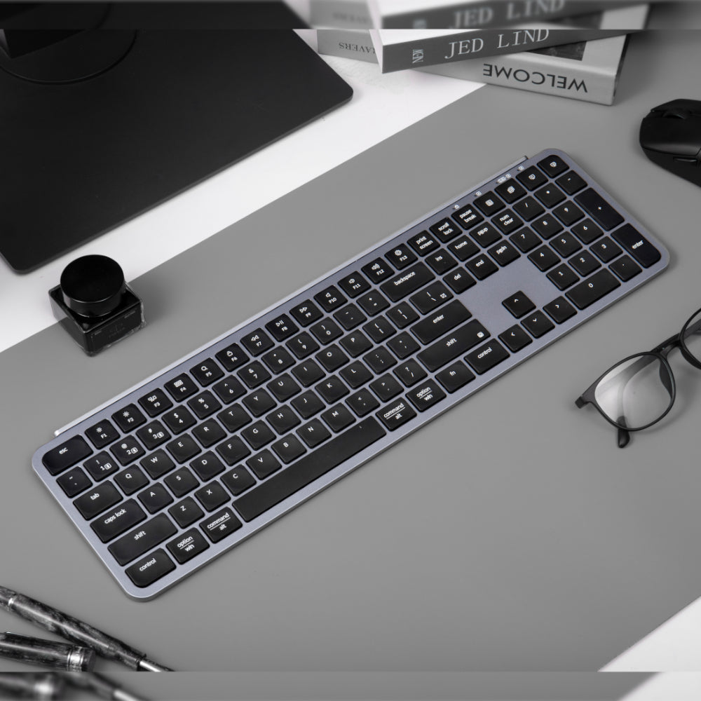 Keychron B6 Pro Ultra-Slim 100% Wireless Keyboard – Space Grey – image 3