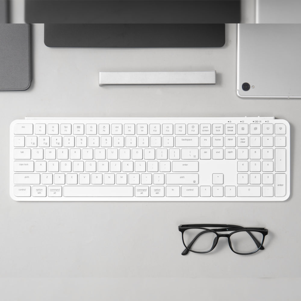 Keychron B6 Pro Ultra-Slim 100% Wireless Keyboard – Ivory White – image 5