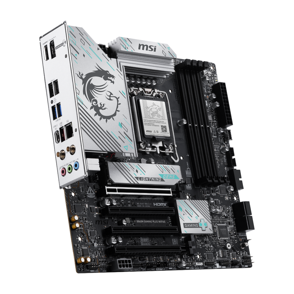 MSI B860M GAMING PLUS WIFI6E LGA1851 M-ATX Gaming Motherboard – image 3