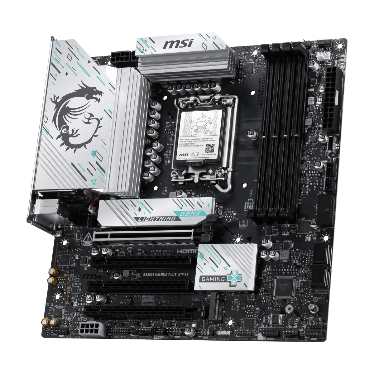 MSI B860M GAMING PLUS WIFI6E LGA1851 M-ATX Gaming Motherboard – image 4