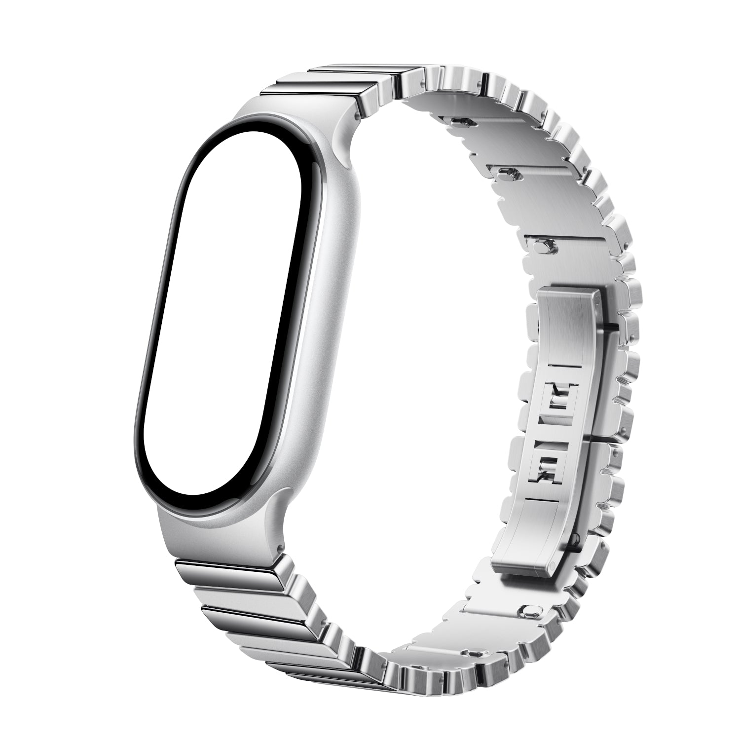 Xiaomi Smart Band 10 Asymmetrical Metal Strap – Silver – image 2