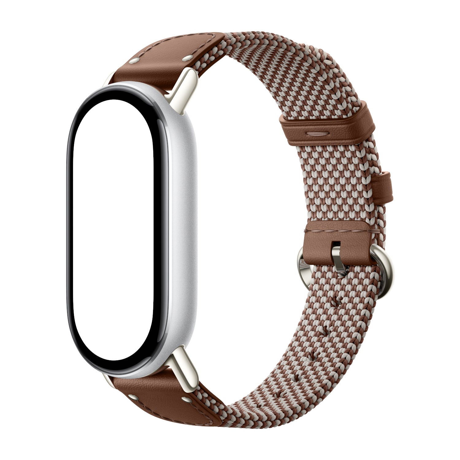 Xiaomi Smart Band 10 Knitted Silk Strap - Feather Brown – image 3
