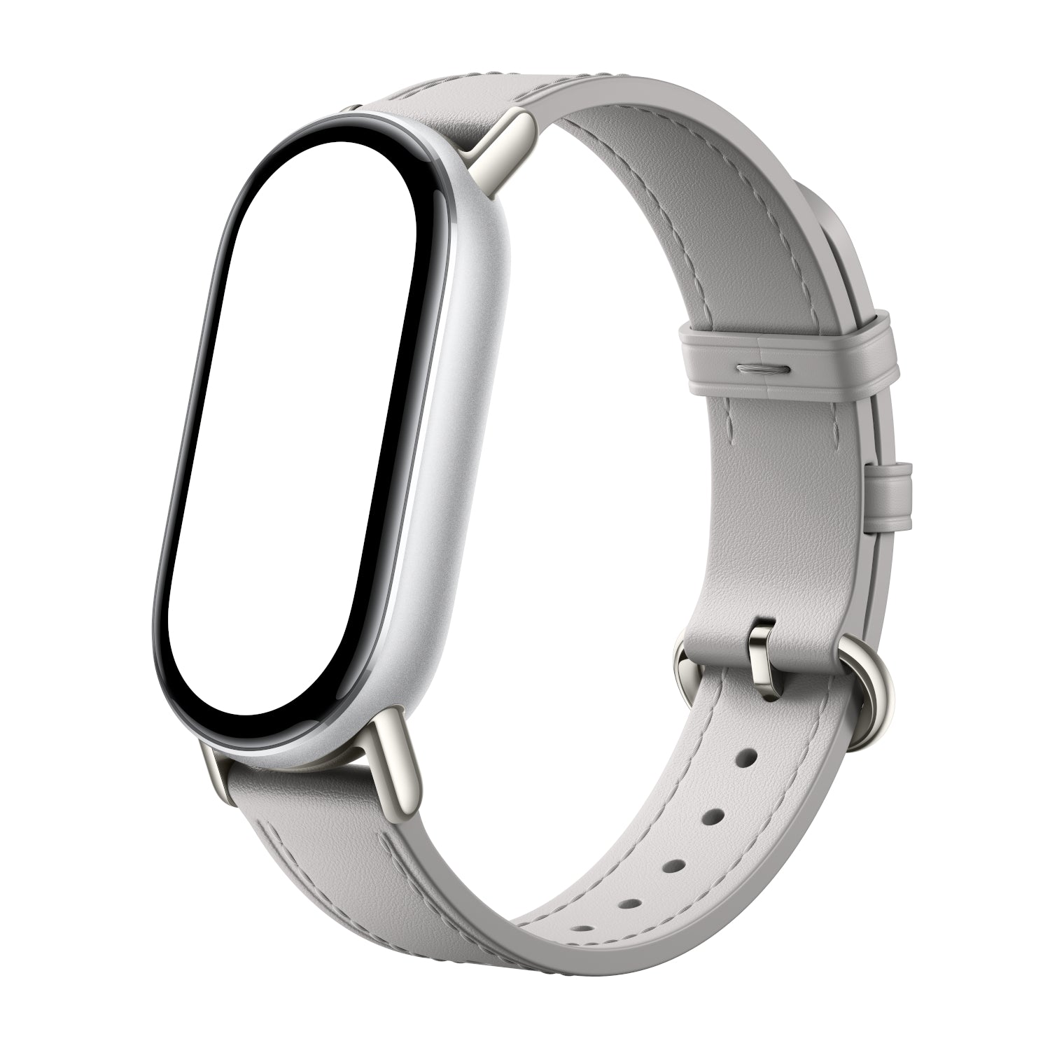 Xiaomi Smart Band 10 Leather Strap - Grey – image 2