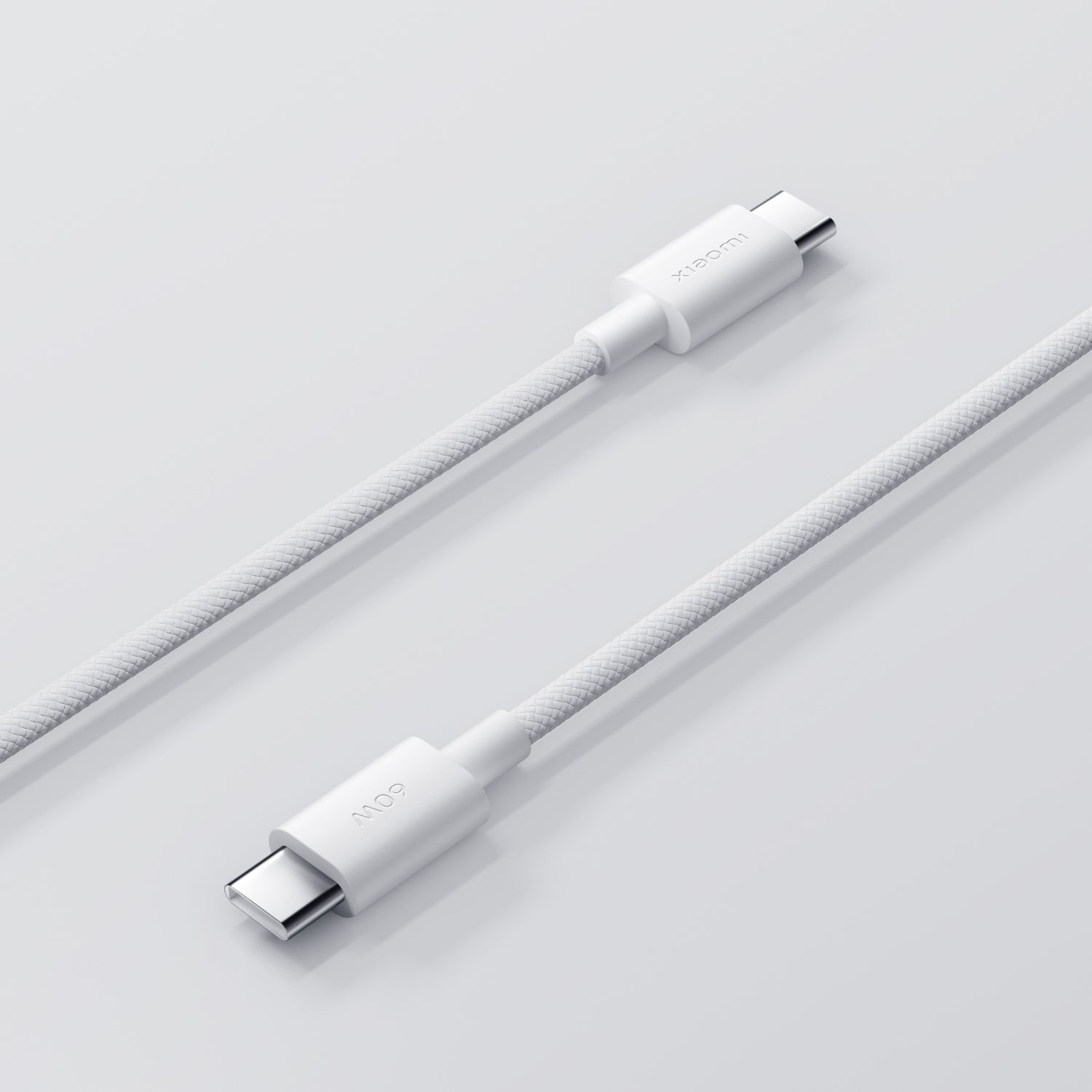 Xiaomi 3A Braided USB Type-C to USB Type-C Cable 1M - White – image 2