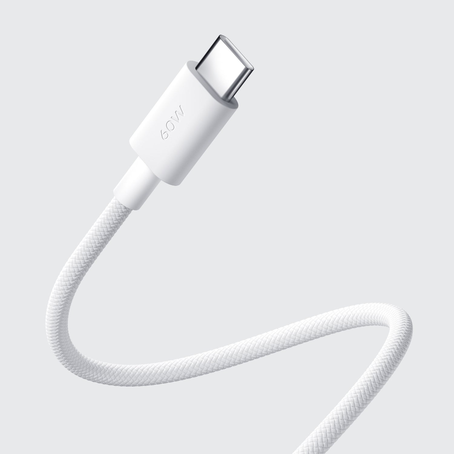 Xiaomi 3A Braided USB Type-C to USB Type-C Cable 1M - White - image 3