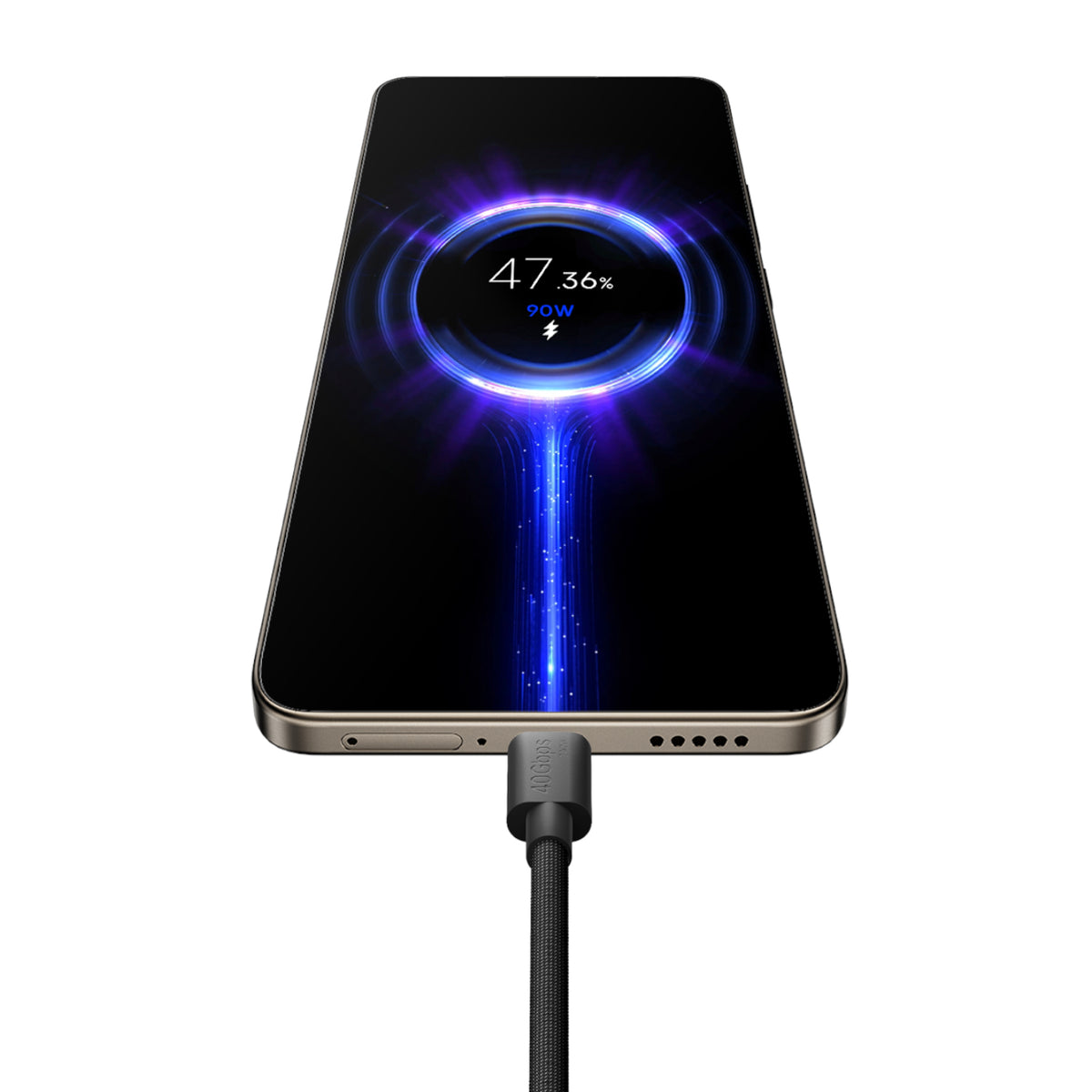 Xiaomi USB4 6A USB Type-C To USB Type-C Braided Cable 1m- (120W, 40Gbps, 8K) – image 4