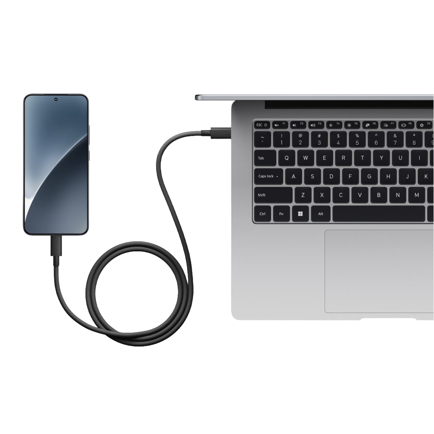 Xiaomi USB4 6A USB Type-C To USB Type-C Braided Cable 1m- (120W, 40Gbps, 8K) - image 6