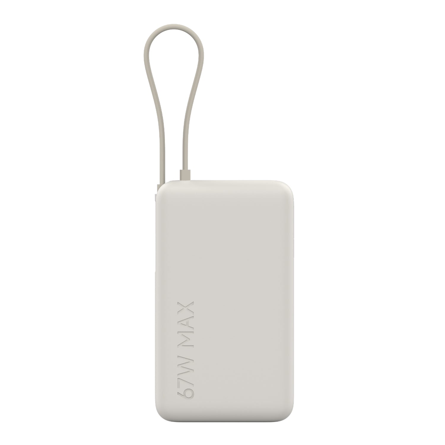 Xiaomi 67W Power Bank 10000mAh (Integrated Cable) - Tan – image 2