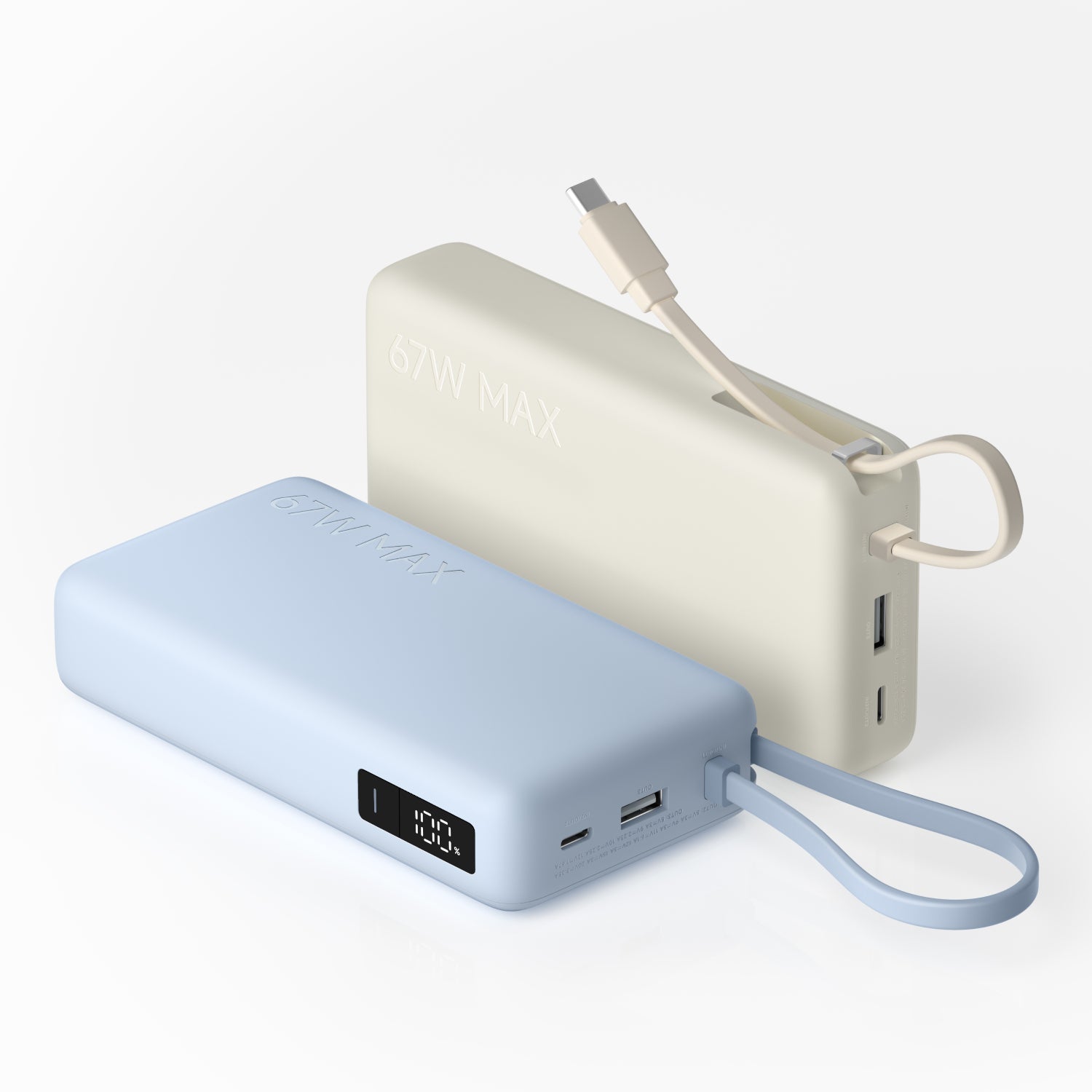 Xiaomi 67W Power Bank 20000 (Integrated Cable) - Ice Blue – image 5