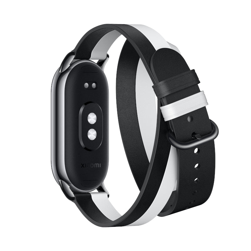 Xiaomi Smart Band 8 Double Wrap Strap - Black and white - image 3