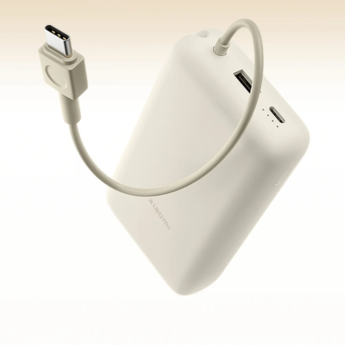 Xiaomi 33W Power Bank 20000mAh (Integrated Cable) – Tan – image 3