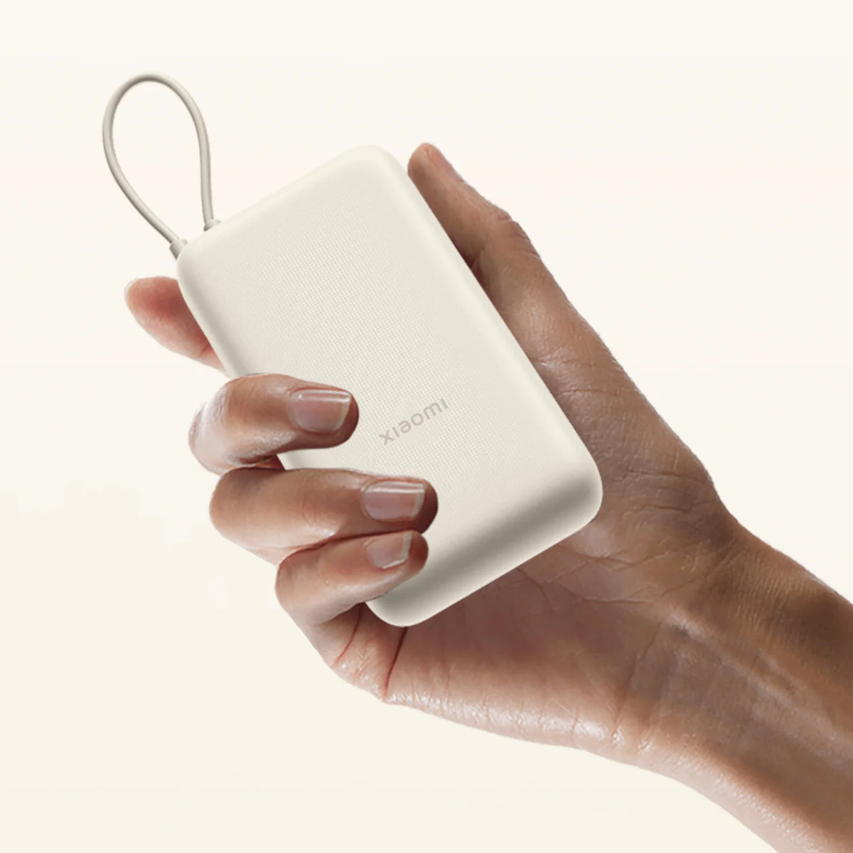 Xiaomi 33W Power Bank 20000mAh (Integrated Cable) – Tan – image 4