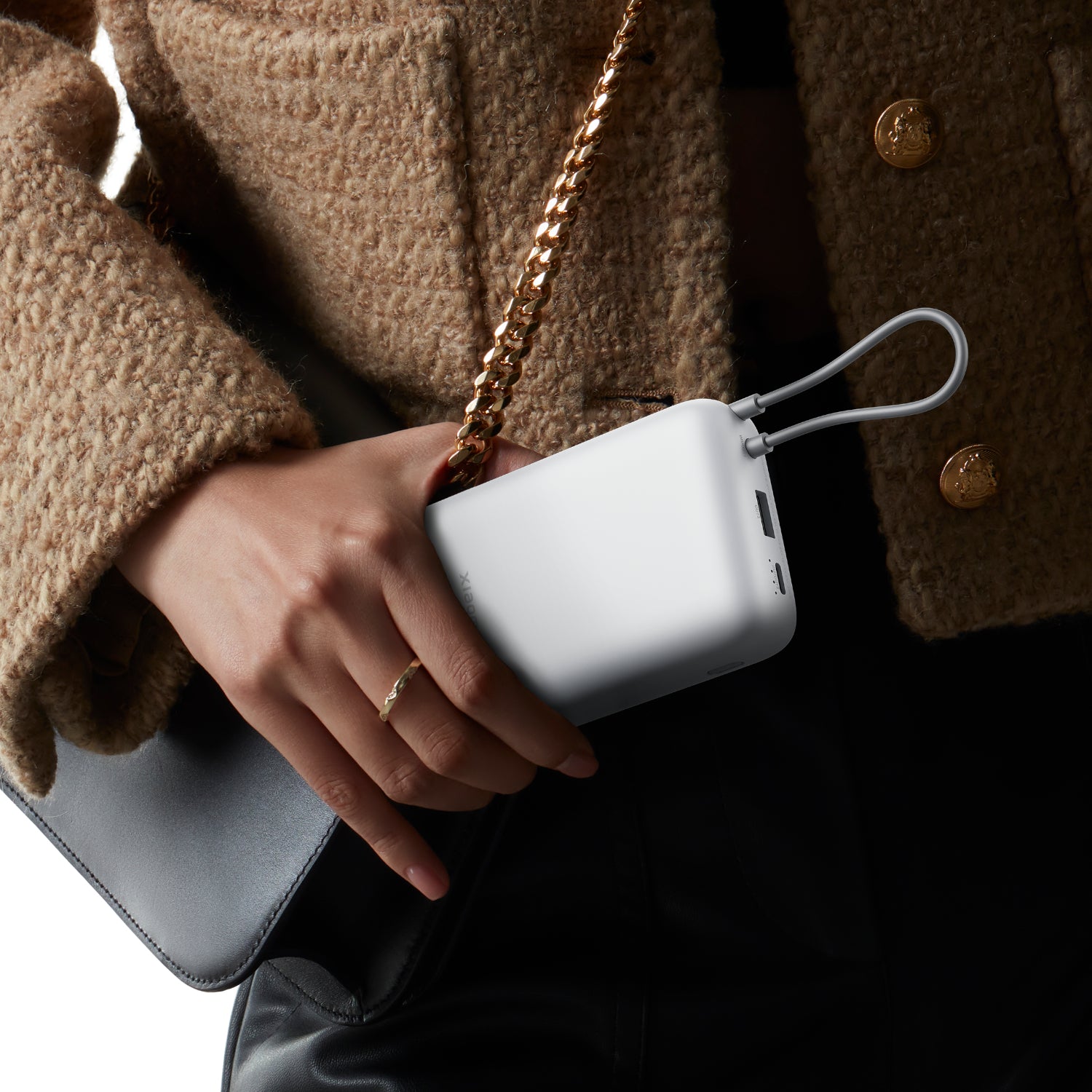 Xiaomi Power Bank 20000mAh (Integrated Cable) - Light Grey – image 5