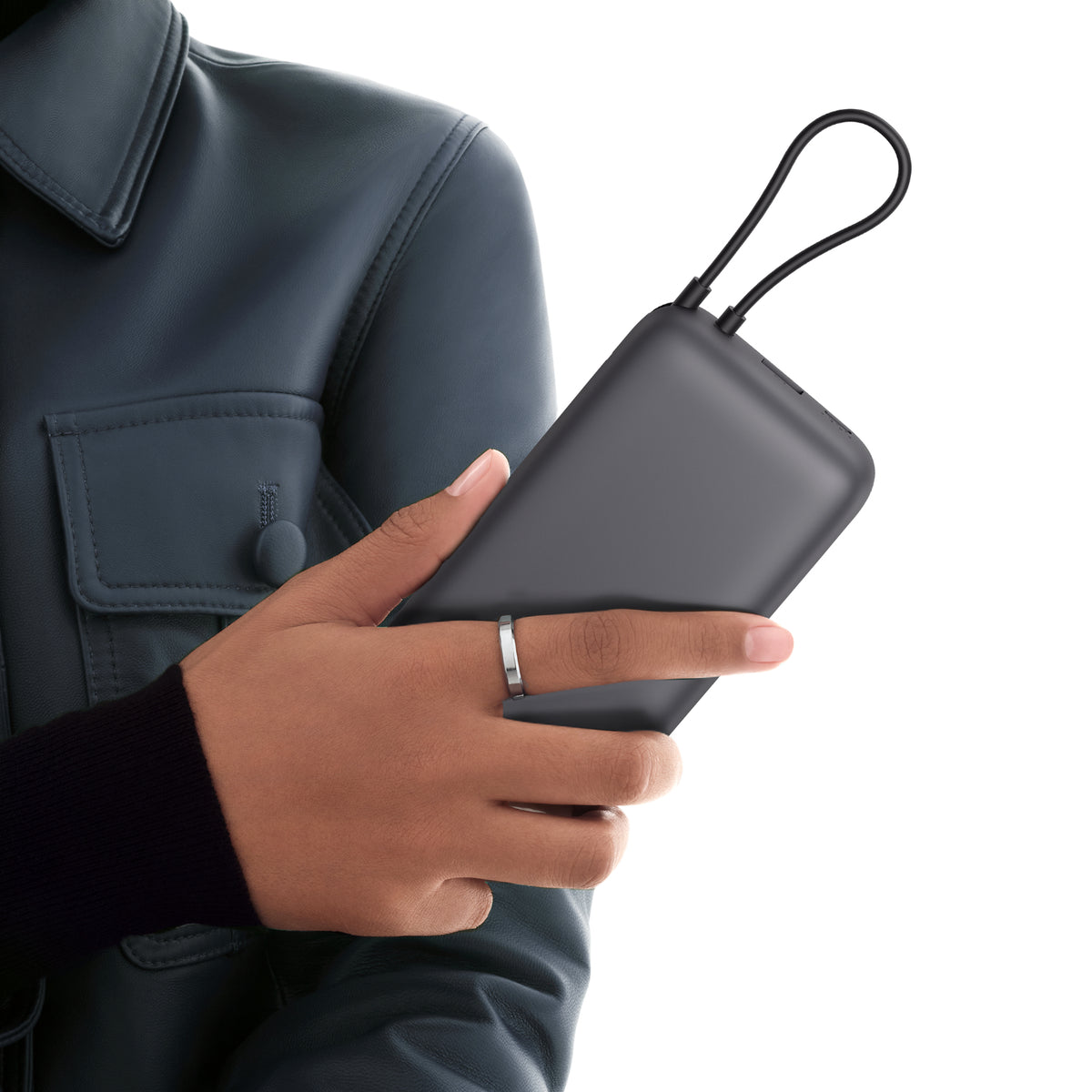 Xiaomi Power Bank 20000mAh (Integrated Cable) - Dark Grey – image 5