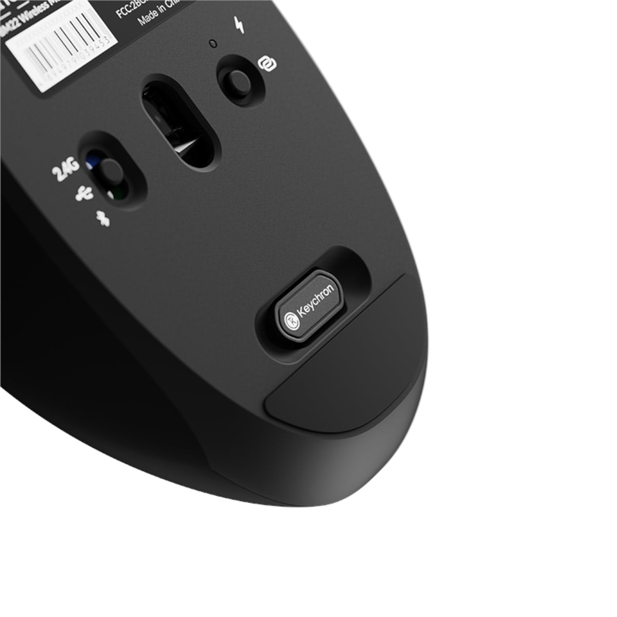 Keychron BM22-A9 1K Huano Micro Switch Wireless Mouse (BT/2.4GHz/Wired) - Black – image 7