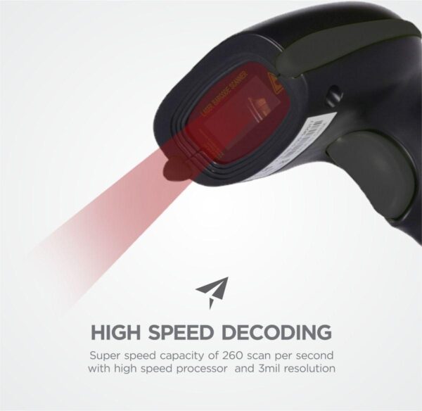 BS110 USB Laser Barcode Scanner