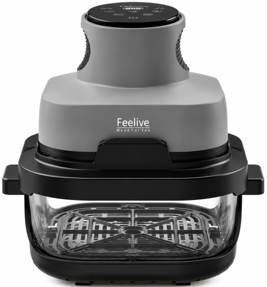 Feelive Crispy Dual Glass Digital Air Fryer - image 2
