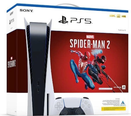 Sony PS5 Standard Console 1x Controller + Spiderman