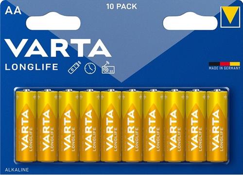 Varta LR06 AA Longlife Alkaline Battery