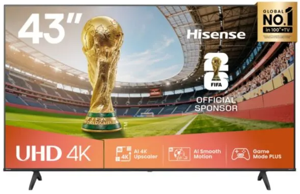 Hisense 43 Inch A6Q UHD Smart LED TV - image 2
