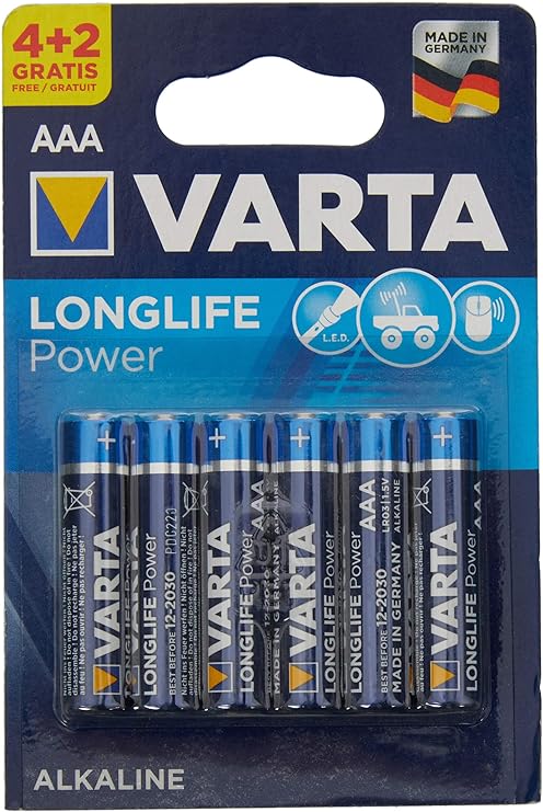 Varta LR03 AAA Longlife Power Battery