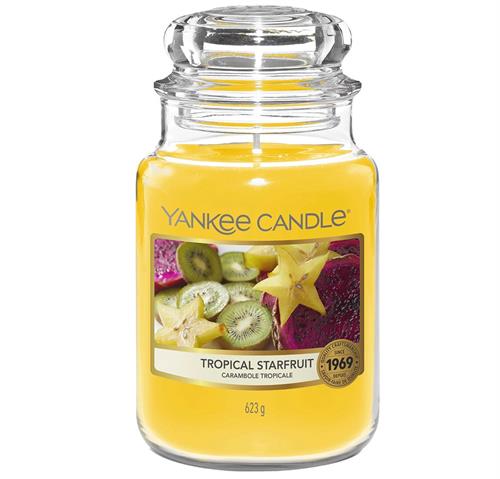 Yankee Candle Tropical Starfruit Large Jar Retail Box No