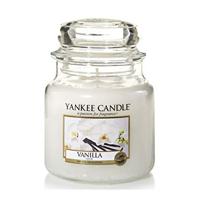 Yankee Candle Vanilla Medium Jar Retail Box No warranty