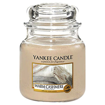 Yankee Candle Warm Cashmere Medium Jar Retail Box No