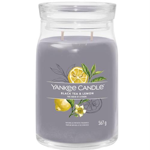 Yankee Candle Signature Collection Black Tea &amp; Lemon Large Jar
